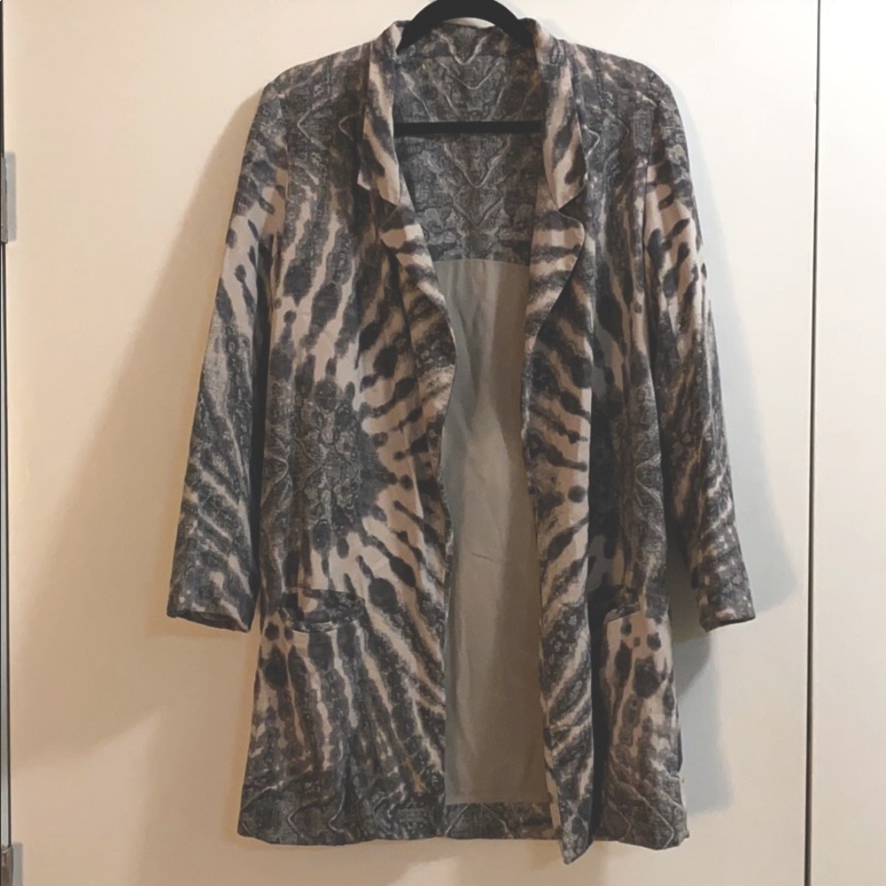 Printed Blazer